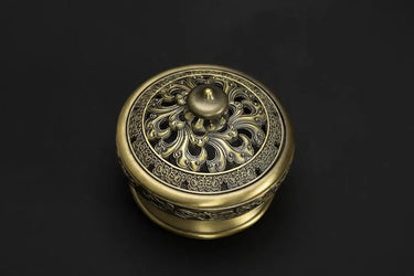Tibetan Lotus Bronze Incense Burner-Your Soul Place